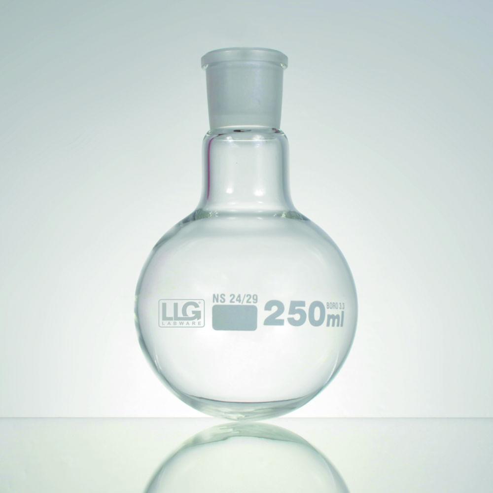 LLG Round Bottom Flask, 50 mL, NS 19/26, Boro 3.3, Pack of 2