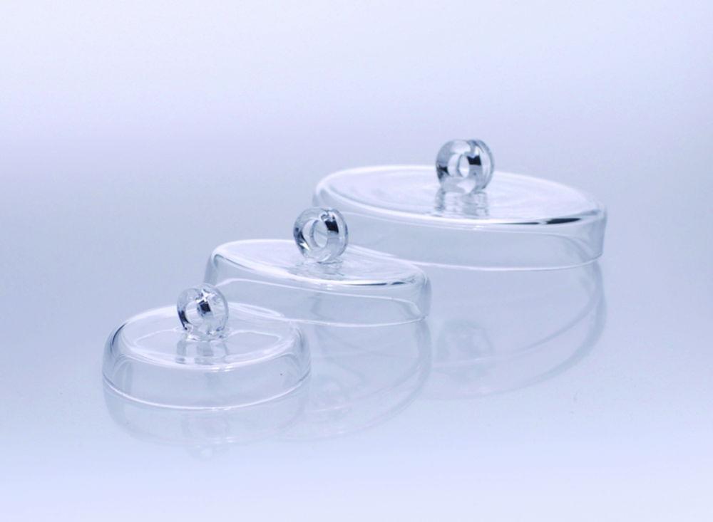 proQuarz Glass Crucible Lid 74 mm Dia. for Crucibles with 70 mm Dia.