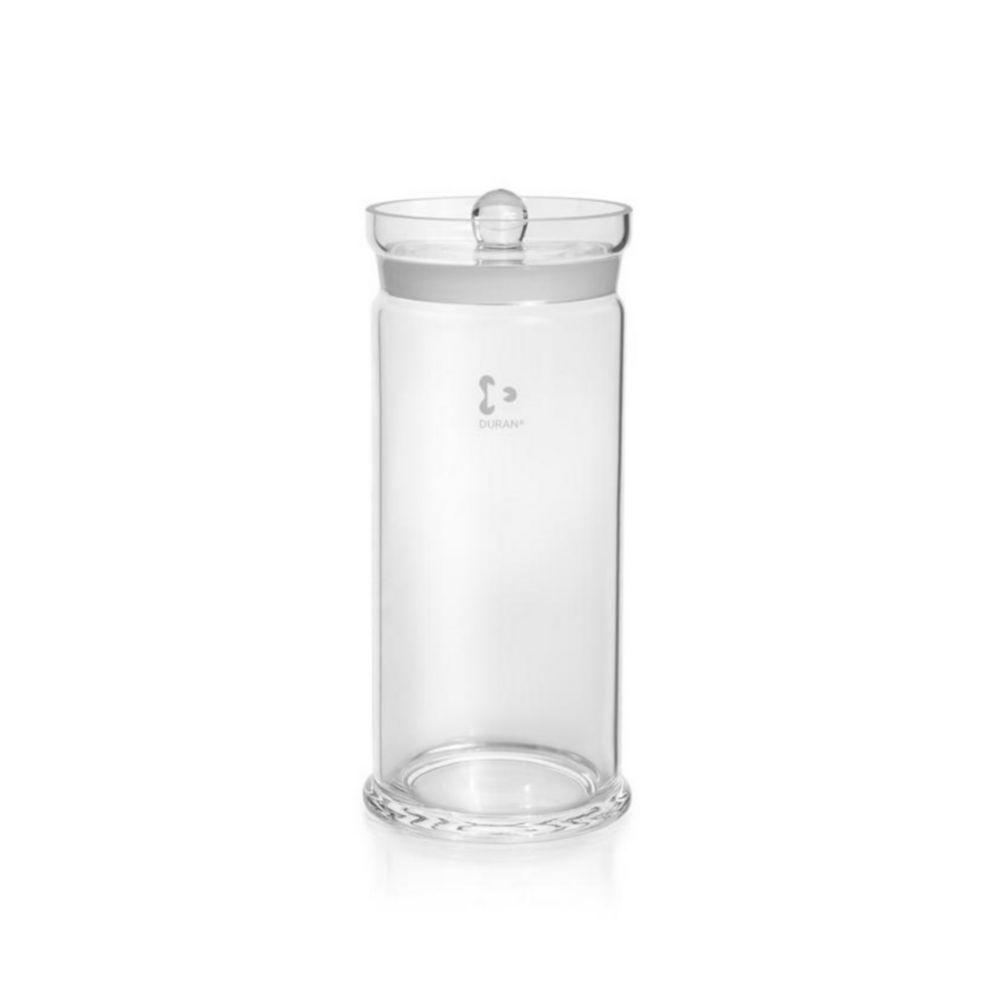 DWK Duran Specimen Jar with Ground-In Knobbed Lid (110 x 253 mm)​

