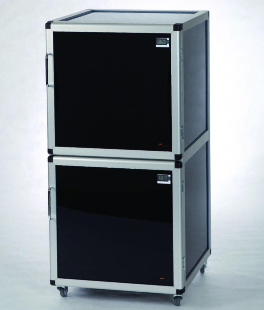 Bohlender Sicco Maxi 2-Desiccator Black 560x1150x580mm, PMMA/Alu