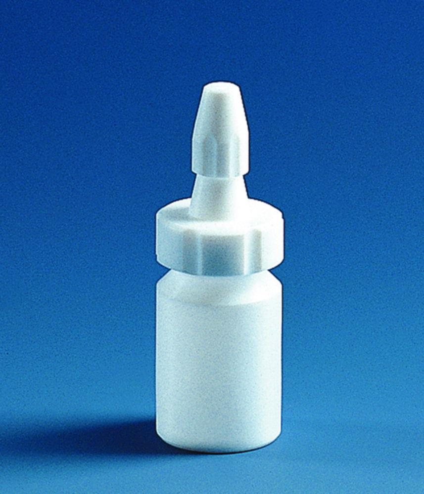 BRAND Dropper Bottle 50 ml, PTFE PLASTIBRAND, with Drip Attachment and Cap with Screw Closure