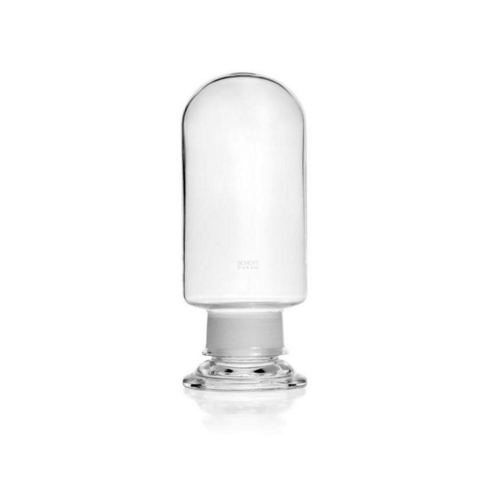 DWK Duran Specimen Jars, Cylindrical, Cap, 1200 ml with Ground Stopper