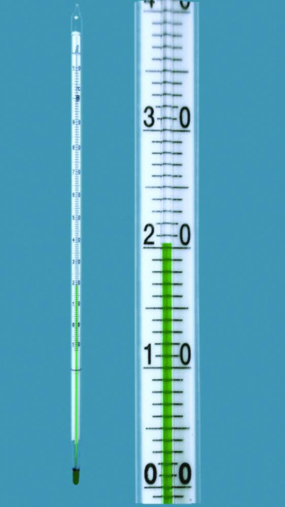 Amarell Thermometers -10...+250:2°C 300x7-8mm, 76mm Submergence environmentaldaily Filled
