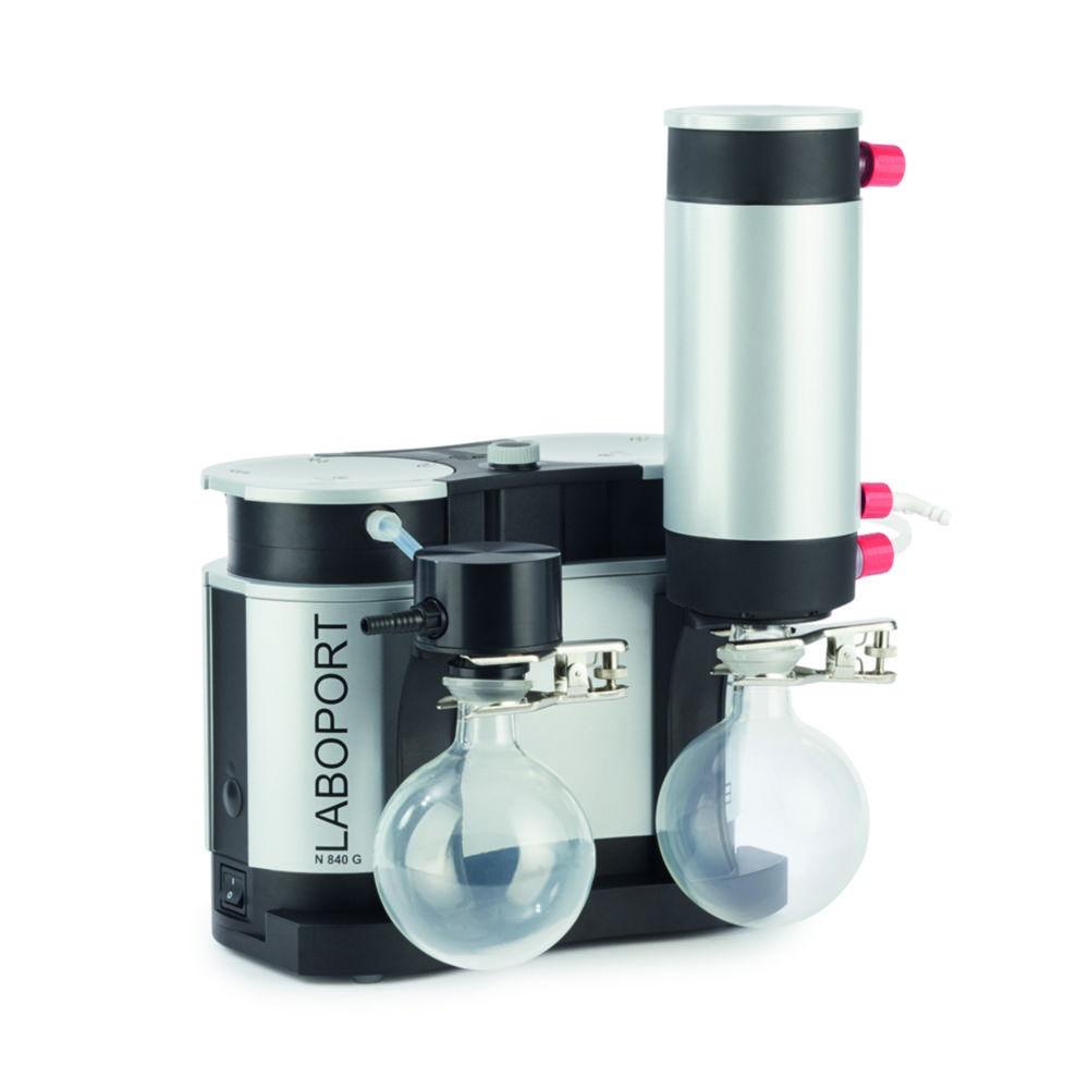 KNF LABOPORT Vacuum Pump System SH 840 G 6mbar, 0.1 bar g, Motor IP 30, 34 l/min, 240 V 50/60 Hz, 340x416x274mm