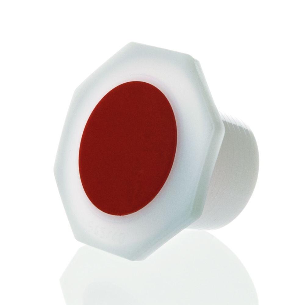 BRAND Cone-Cut Stopper NS 45/40, 8-Point Internal Concave, LDPE with Seal Rings, Pack of 10

