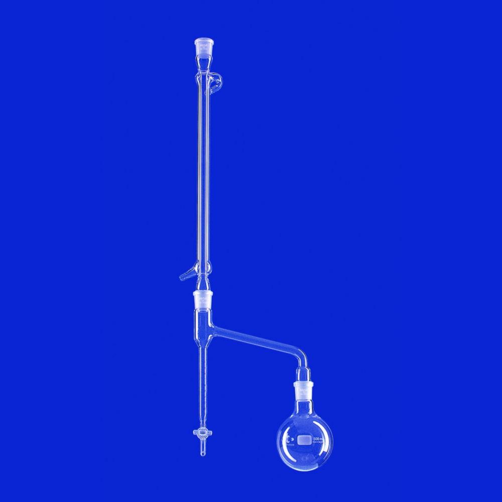 Lenz-Laborglas Measuring Tube with Stopcock, 10:0.1 ml, Zero Point above the Stopcock

