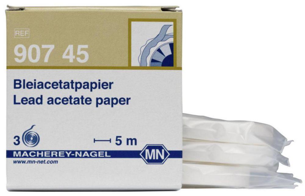 Macherey-Nagel Lead Acetate Paper White, 60 mm x 36 mm x 65 mm Refill Pack with 3 Rolls

