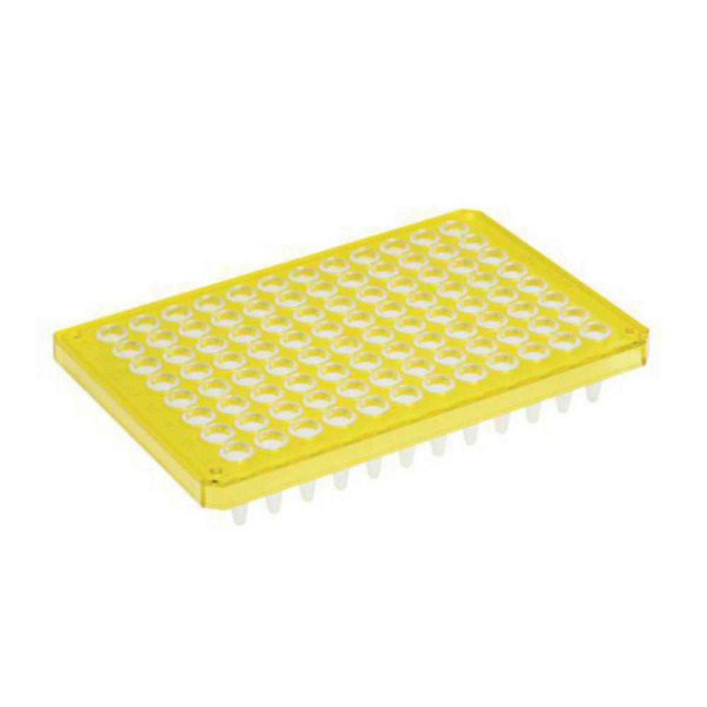 Eppendorf twin.tec PCR Plate 96 Semi-Skirted, Colorless Wells, Yellow, Pack of 25
