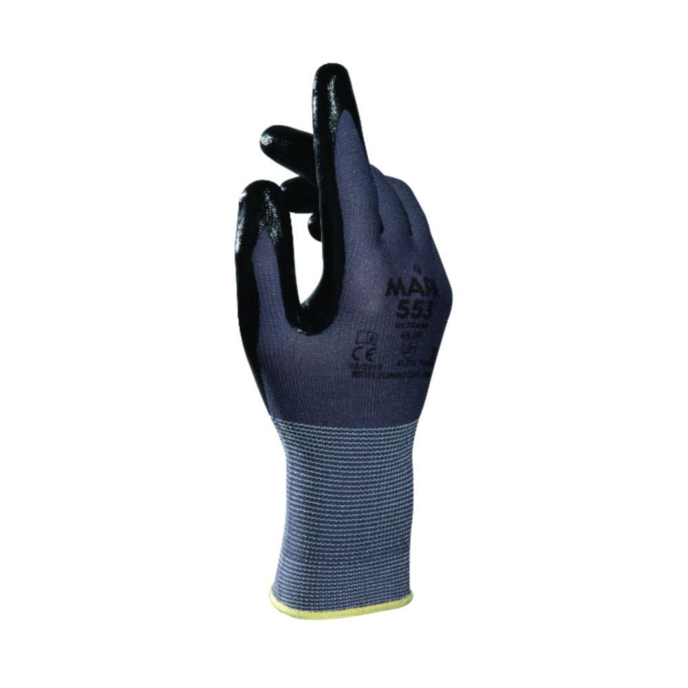 MAPA Gloves Ultranitril 493 Size 8–8.5 Nitrile Length 39cm Pair

