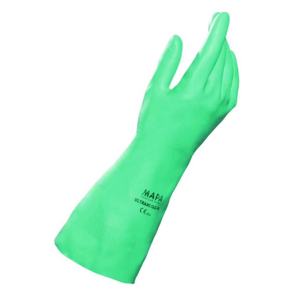 MAPA Chemical Protection Gloves Ultranitril Unit 492 Nitrile Length 32cm Size 11-11.5 Pack of 10 Pairs

