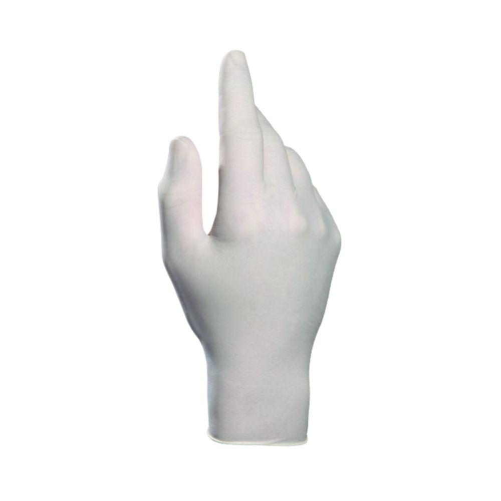 MAPA Disposable Gloves Solo 998 Size 7 Latex Natural Pack of 100

