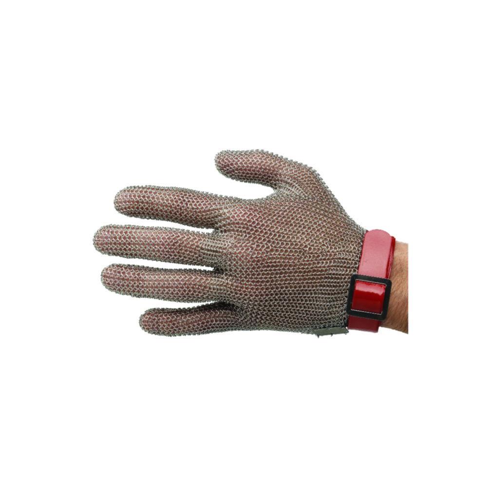 Manulatex 5-Finger Glove Without Cuff Size S, White, Reversible, With Polyurethane Strap - Press-Stud Fastening