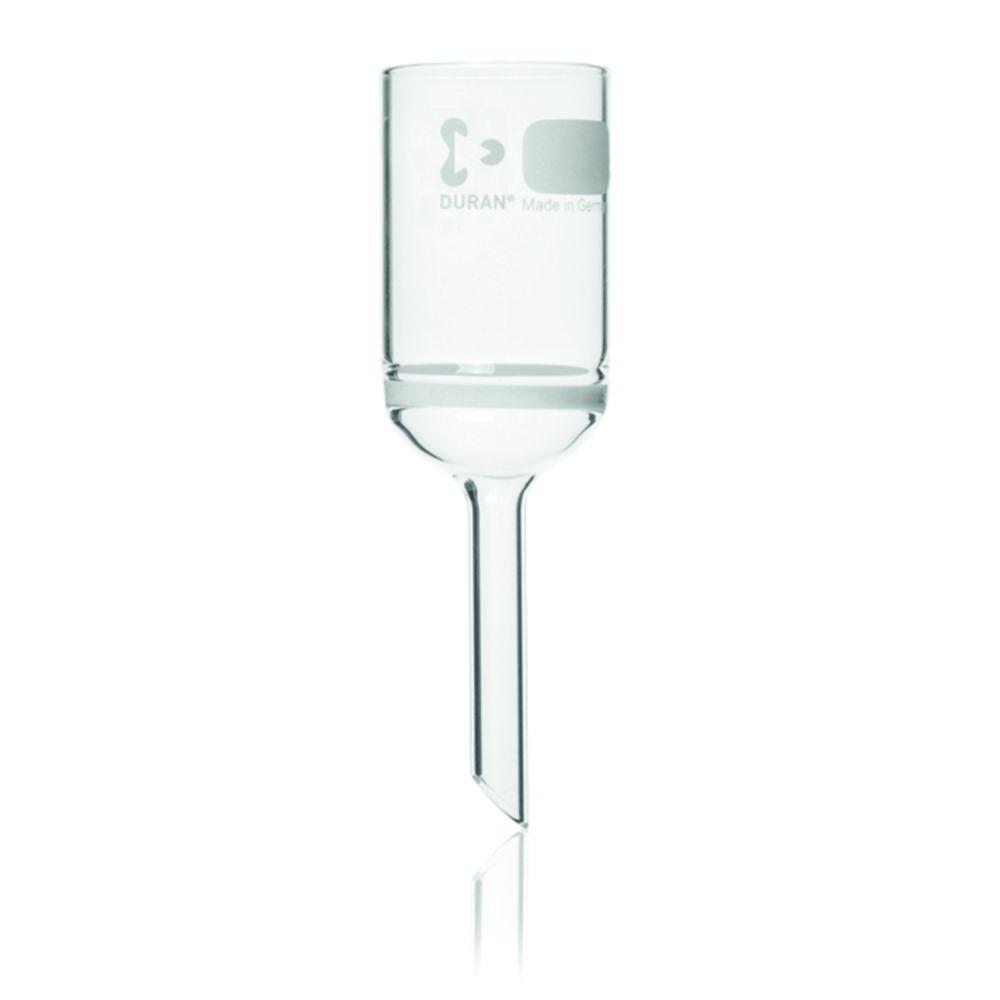 DWK Duran Filter Funnel, 500ml Capacity, 95mm Diameter, Porosity 3