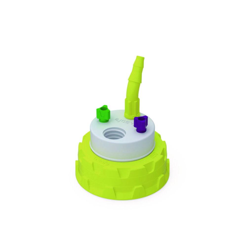 Bohlender b.safe Waste Cap S50 2x UNF1/4", 1x GL14, 1x NPT1/8"