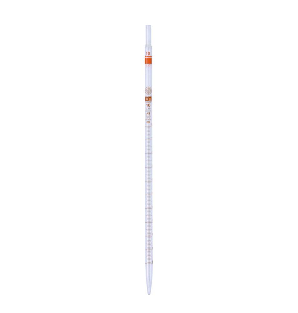 Hirschmann Graduated Pipette 2:0.02 ml, 360 mm Cl. AS, CK (KB), Main Point Ring TLG, Not Split to Tip, Brown Graduation