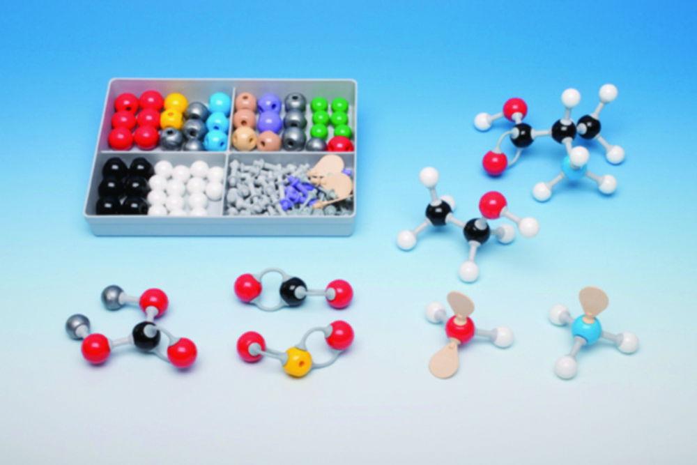 Spiring Molecular Model Set Inorganic/Organic Small 51 Atoms, 38 Links