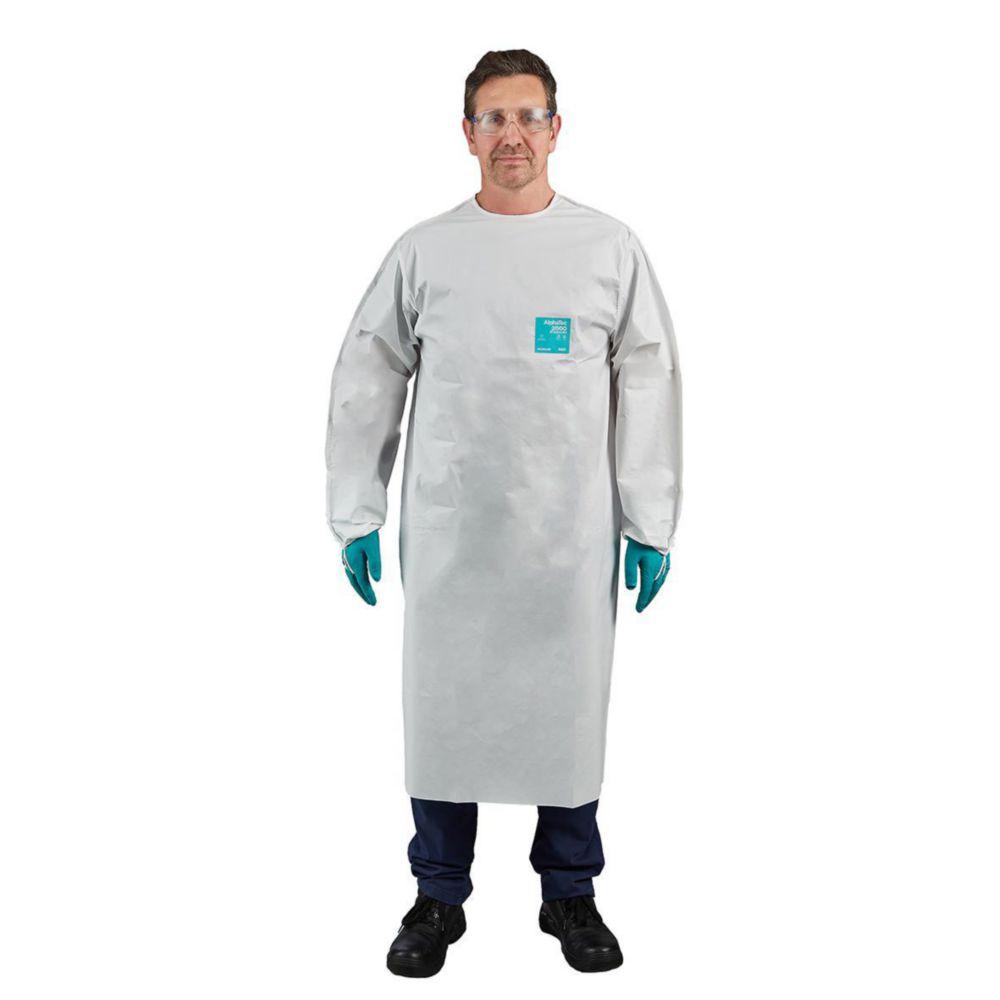 Ansell Lab Coat AlphaTec 2000 Model 214, Size XL, Pack of 60

