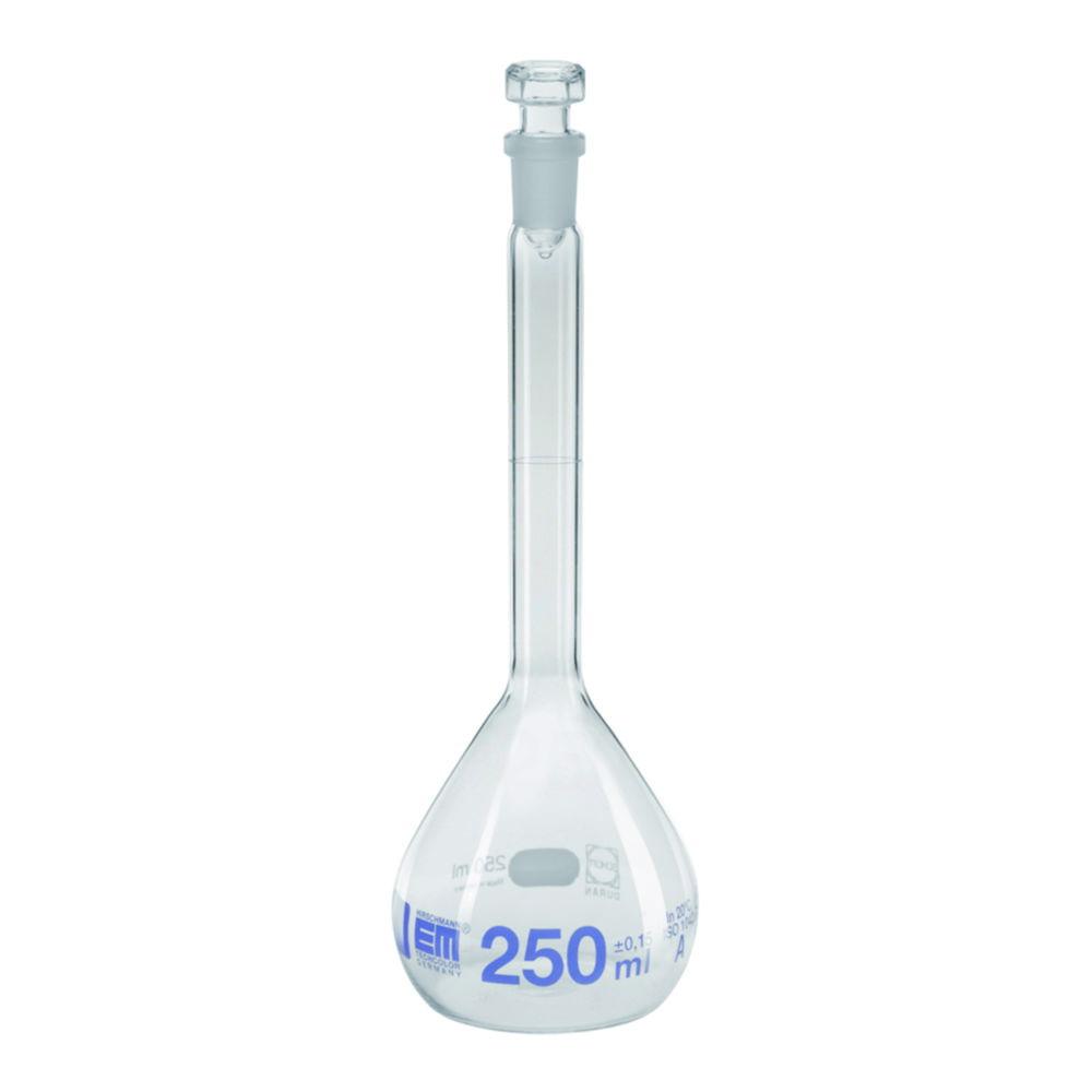 Hirschmann Laborgeräte Volumetric Flask 10mL DURAN NS 7/16 with Glass Stopper