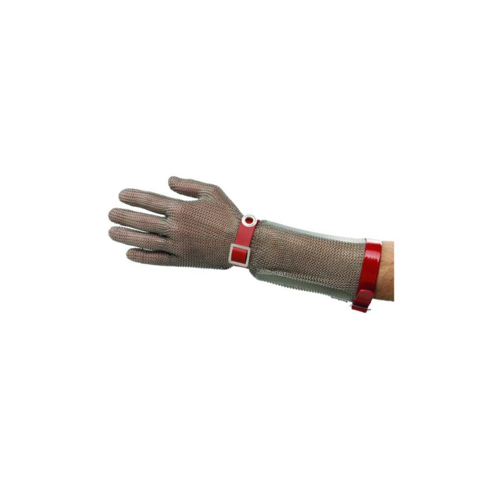 Manulatex 5-Finger Glove With Long Cuff Size XS, Green, Reversible, With Polyurethane Strap - Press-Stud Fastening