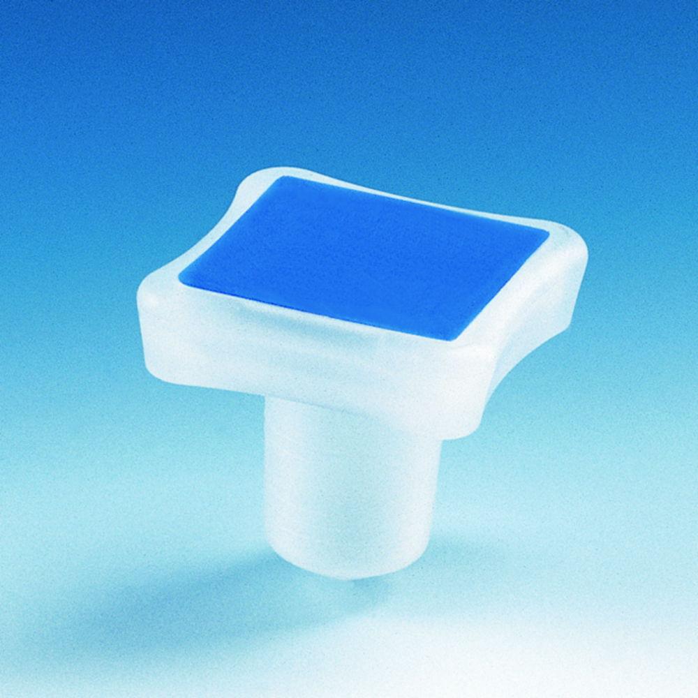 BRAND Cone Cut Stoppers NS 24/29 Square Internal Concave PP with Seal Rings

