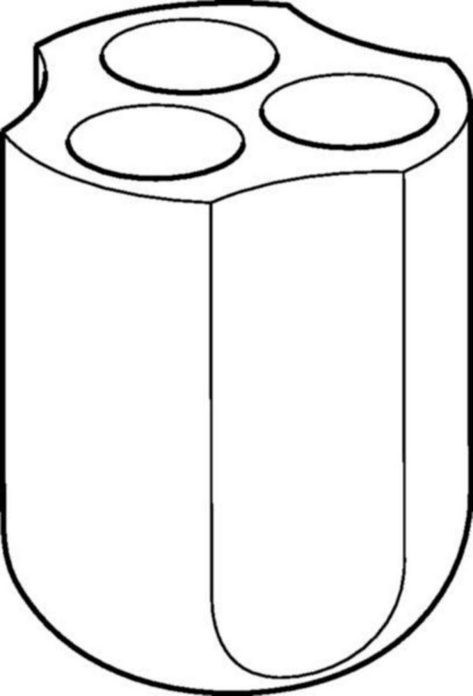 Eppendorf Adapter for 50 mL Tubes with Skirted Bottom, Centriprep, 30 mL Oak Ridge, for S-4x400 Rotor, Pack of 2