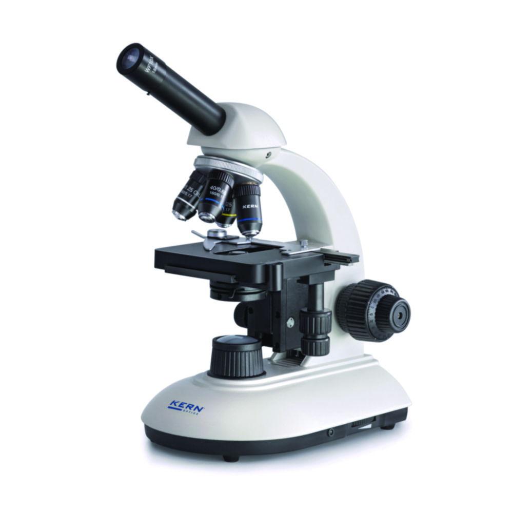 Kern Compound Microscope with 4x/10x/40x/100x Objectives, WF10x18 Eyepiece, LED Illumination