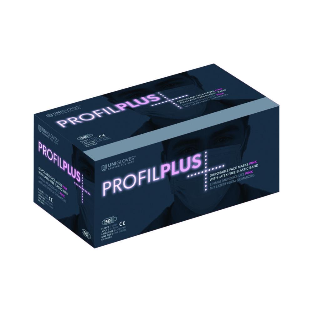 Unigloves OP Mouthguard Profile Plus, Pink Fleece, Ear Loop Round, Pack of 50