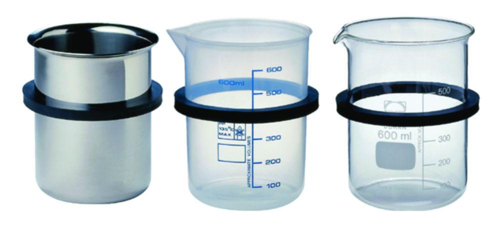 Bandelin Insertion Container SD 05 Glass, 600 ml, with Ring, 150 x 76 mm Dia.

