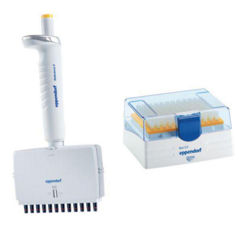 Eppendorf Reference 2 G Variable, 12-Channel Pipette 30 - 300µL, Orange