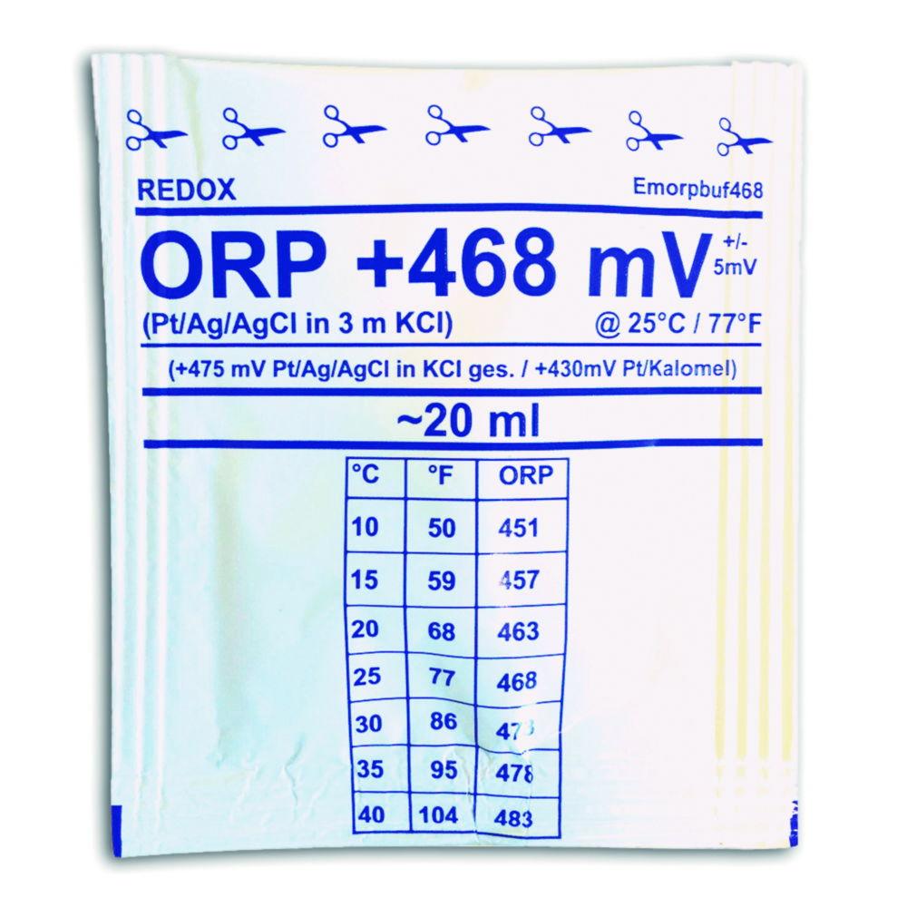 Water-i.d. ORP/Redox Calibration Solution + 468mV Pack of 25x20ml

