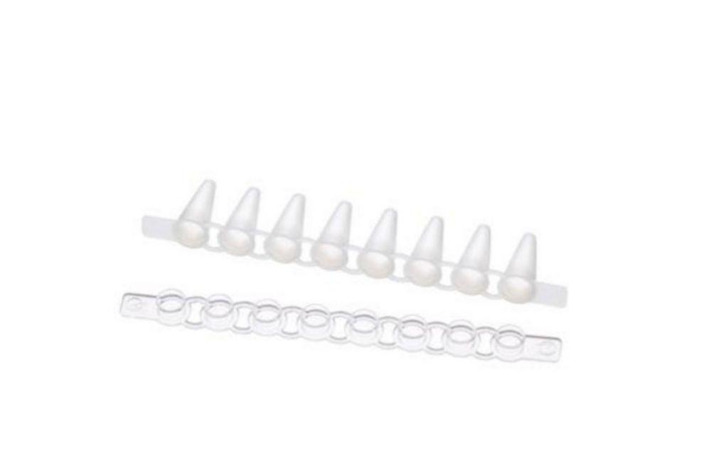 Eppendorf FAST PCR Tube Strips 0.1 mL, PCR Clean, with Cap Strips, Domed, Pack of 120