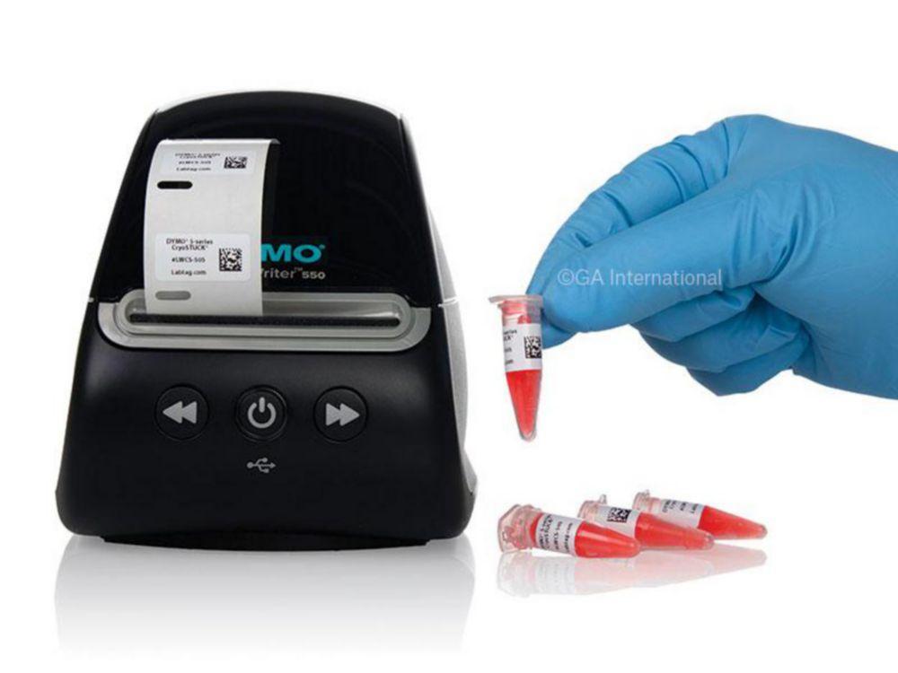 GA CryoSTUCK Labels for Frozen Surfaces 1" x 0.5" / 25.4mm x 12.7mm Roll with 750 Labels

