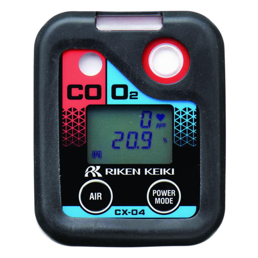 Riken Keiki Single Gas Detector CX-04 Carbon Monoxide Oxygen with Alkaline Battery


