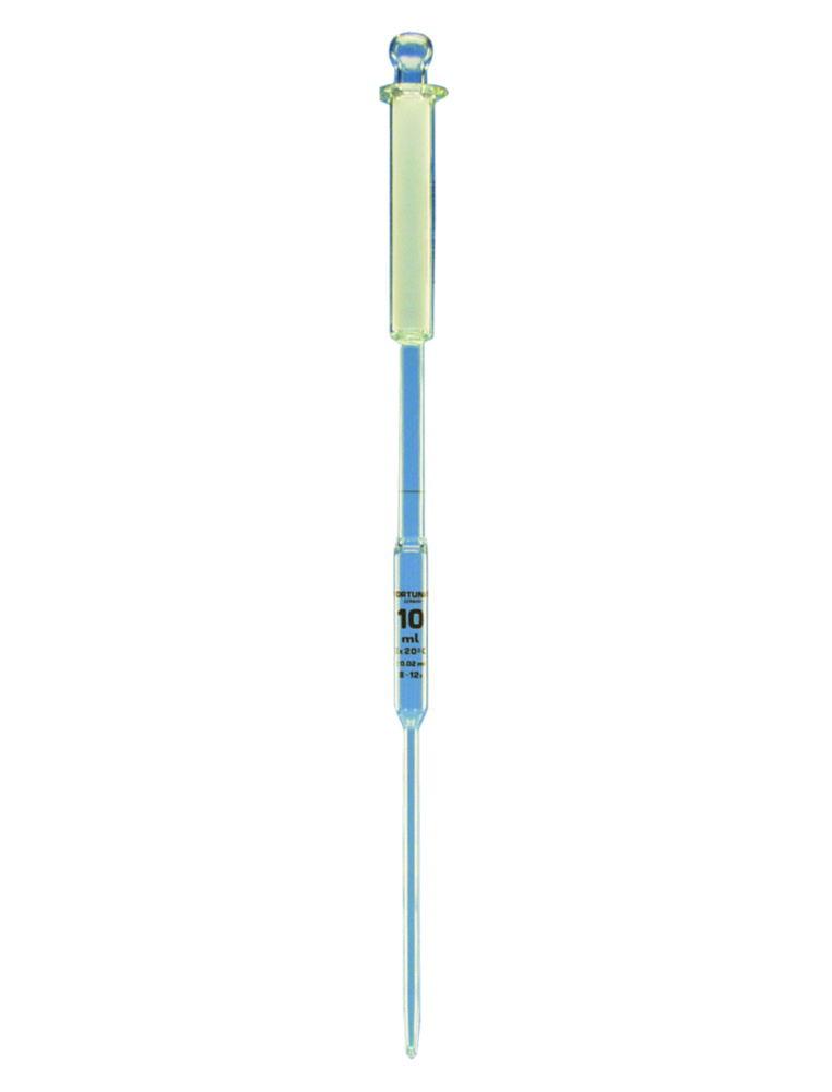 Poulten & Graf Volumetric Pipets Class A with Suction Piston Cap 25 mL