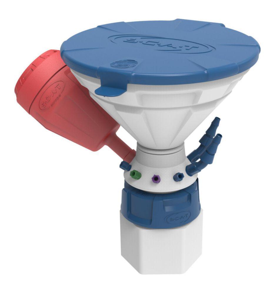 SCAT Universal Waste Hub "JAN" – B53 Safety Funnel, 4x 1.6/2.3/3.2 mm OD