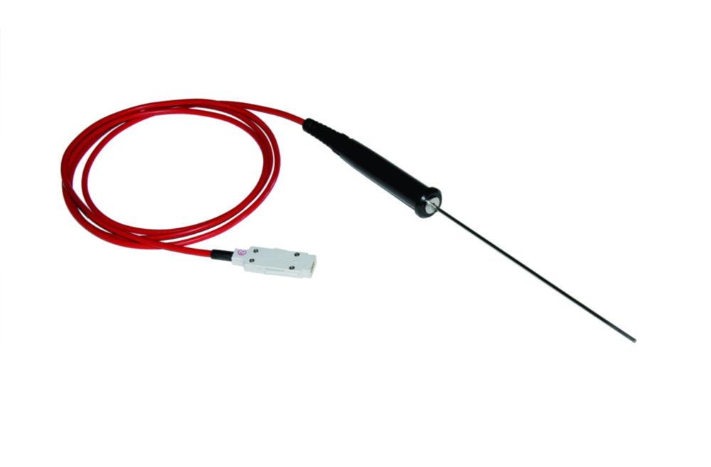 Ludwig Schneider Pt100 Metal Sensor with Handle, Class A, Application Range −50 to +200 °C, 150 mm, Ø 3 mm