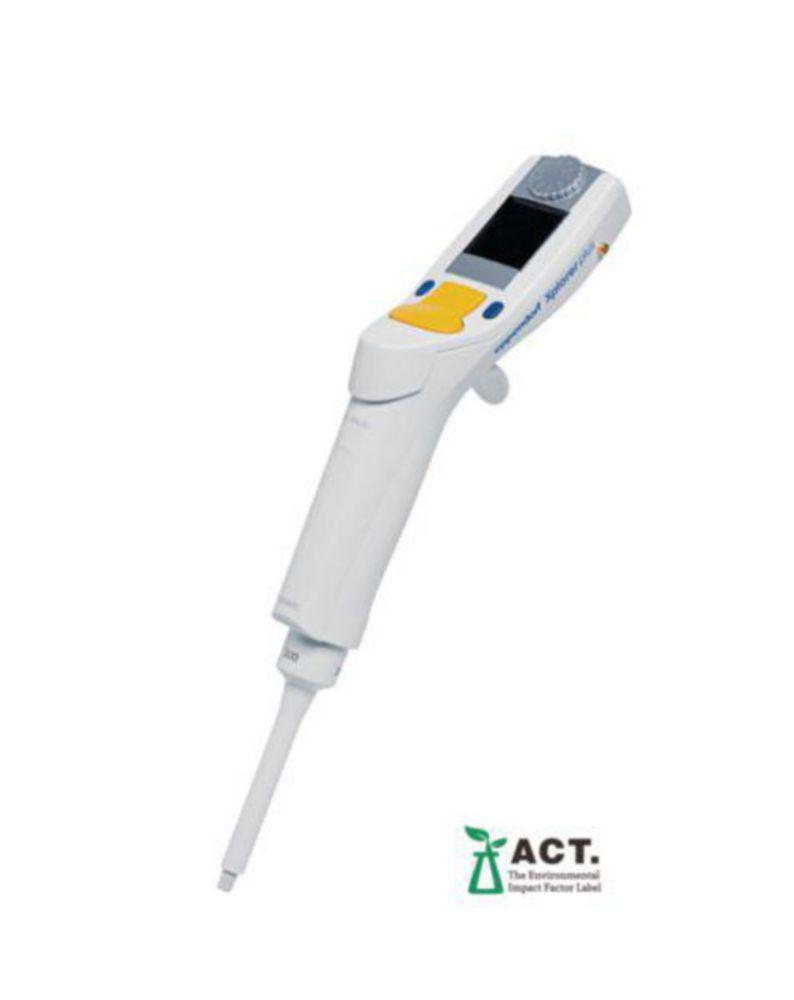 Eppendorf Xplorer Plus 1-Channel Pipette, 15-300 µL, Multifunction Rocker, Orange

