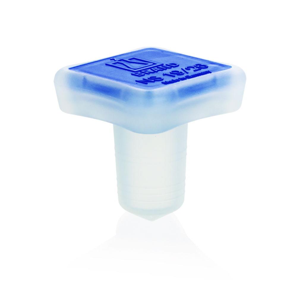 BRAND Cone Cut Stopper NS 7/16 4-Kant, Internal Hollow, PP with Seal Rings, Pack of 10

