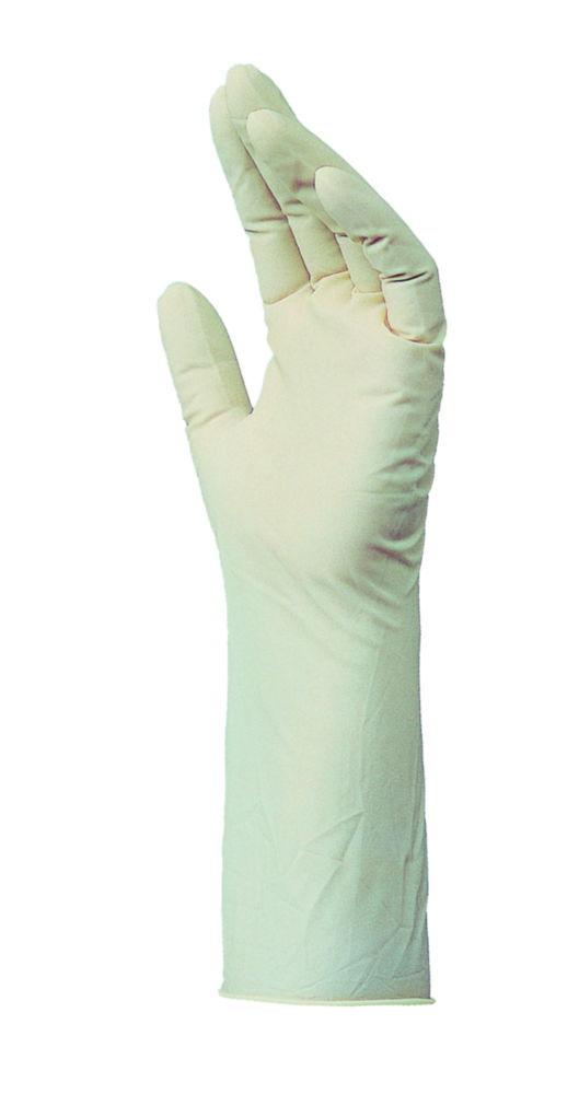 MAPA AdvanTech 529 Nitrile Protection Gloves Size 6 – White, 300mm, Grained Fingertips (Pack of 100)

