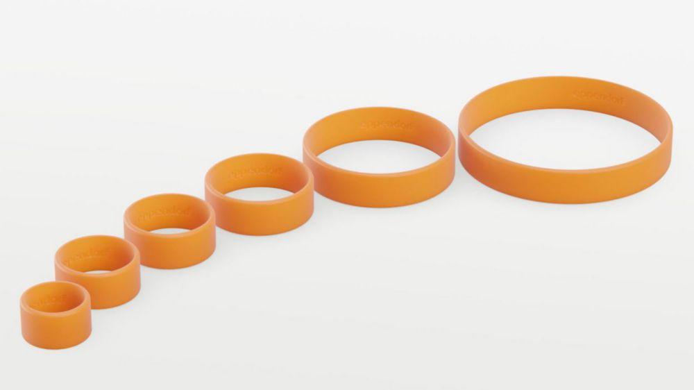 Eppendorf Colortag, 34 mm, Neon Orange, Pack of 5