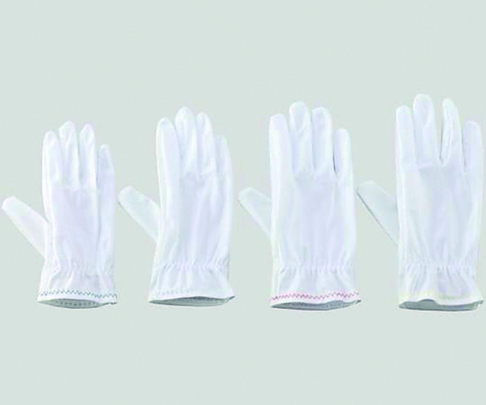 As One ASPURE Gloves, Polyester, Dust-Free, Size L, Pack of 12 Pairs

