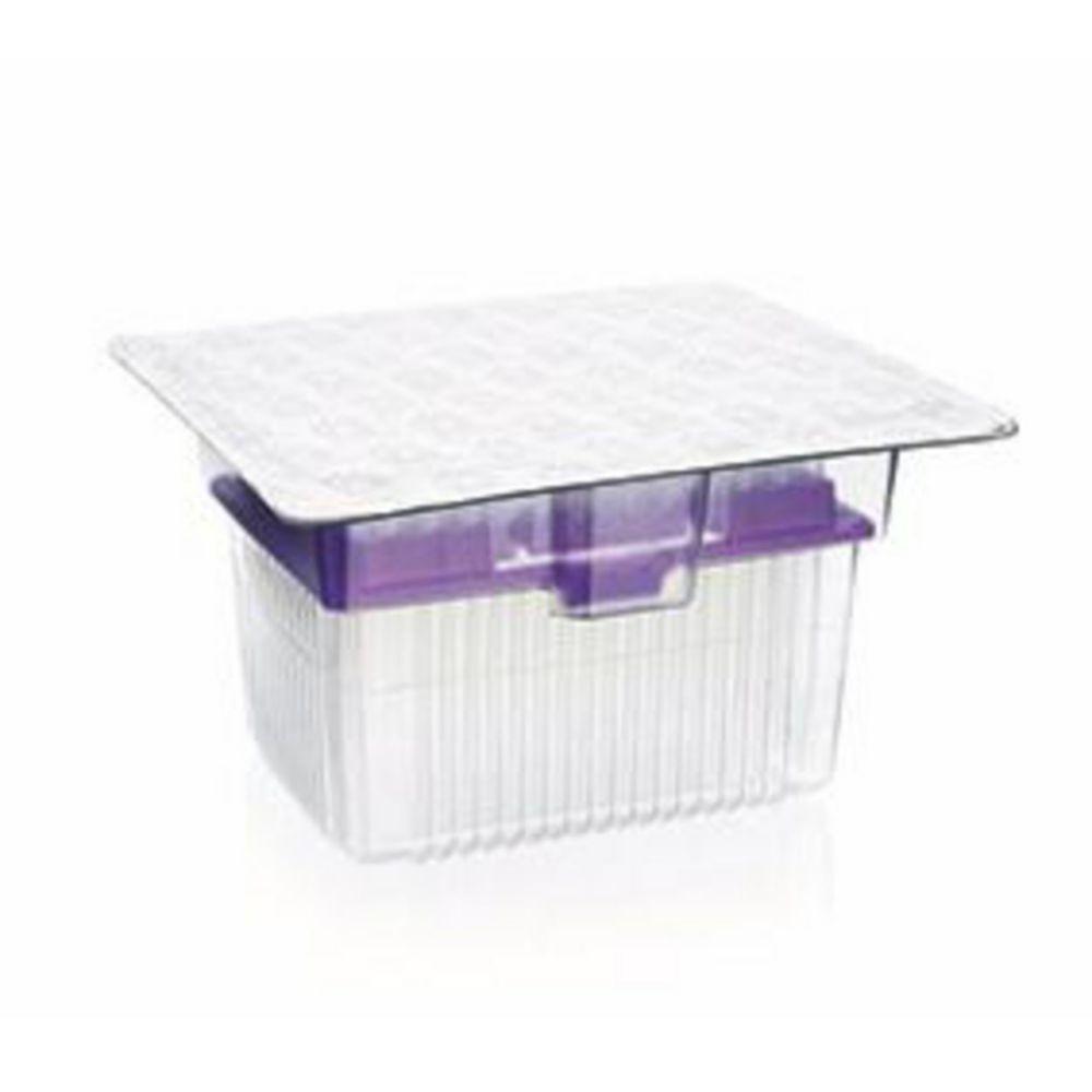 BRAND Pipette Tips, Racked, TipRack, 50–1.250 µl, 86 mm, PP, Colorless, BIO-CERT LIQUID HANDLING QUALITY, Pack of 480

