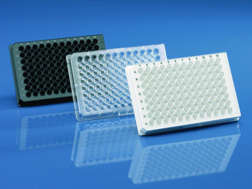 BRAND Microplates PureGrade S 96-Well PS Transparent Standard U-Bottom Sterile With Lid (Pack of 50)

