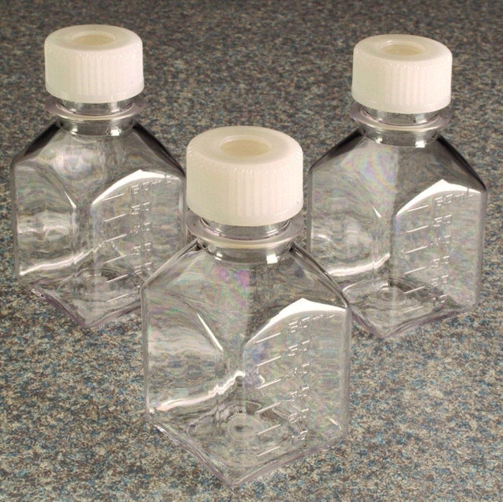 Thermo Nalgene Media Square Bottles, 60 mL with Septa Closure, Sterile, Pack of 200


