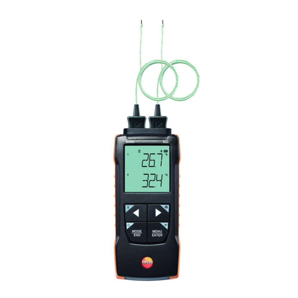 Testo 922 Differential Temperature Measuring Device for TE Type K with App Connection, 2-Channel