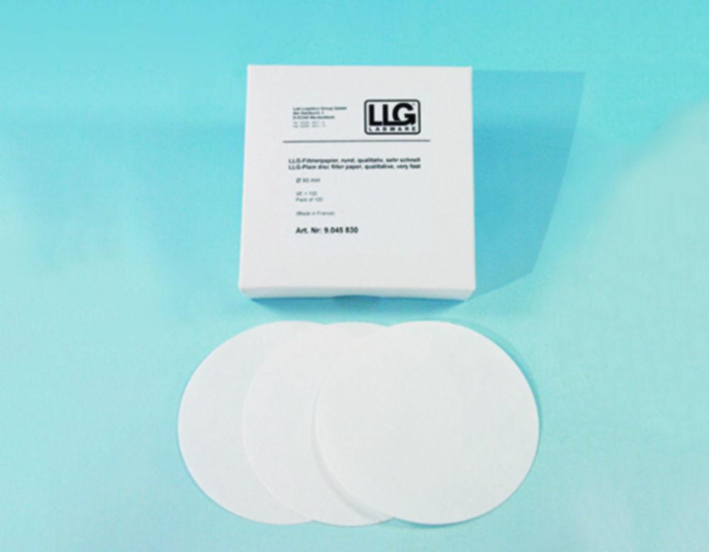 LLG Filter Circles 185mm Qualitative Fast, Pack of 100