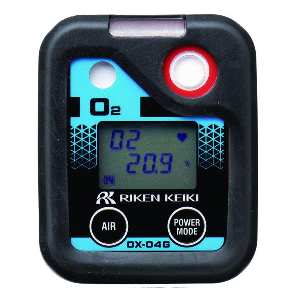 Riken Keiki OX-04G Single Gas Warning Device – Oxygen 0–25.0%, Resolution 0.1%, with Alkaline Battery

