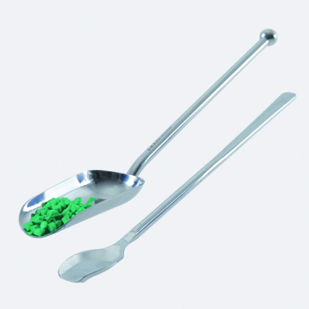 ISOLAB Chemical Scoop Stainless Steel 21x63mm, Total Length 203mm