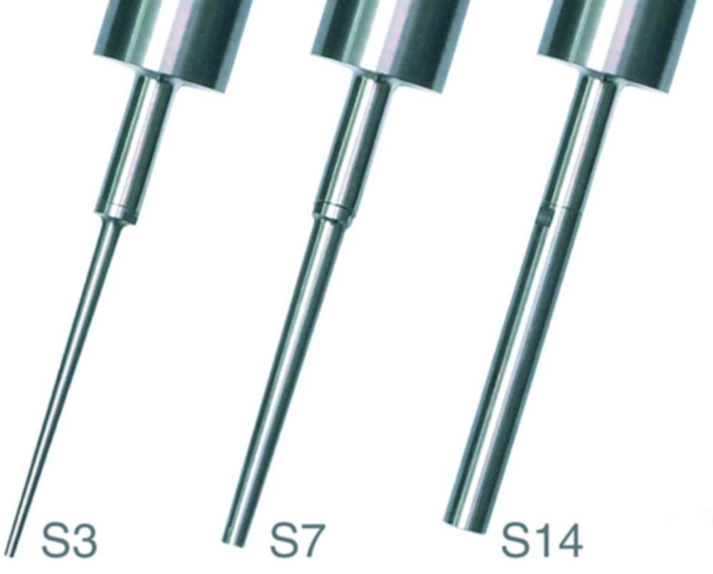 Hielscher Ultrasonics Sonotrode S3 for 5 – 200 ml tip 3 mm dia.

