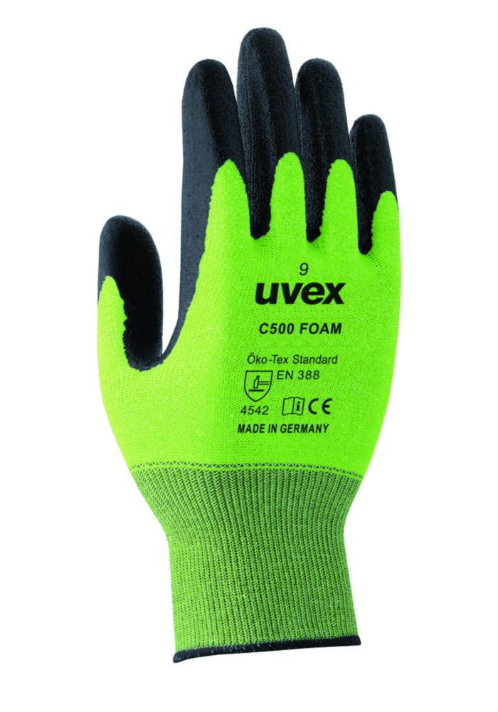 Uvex Protection Gloves C500 Foam, Size 9, Cord-HS, ca.27 cm, Type 60494, Pair

